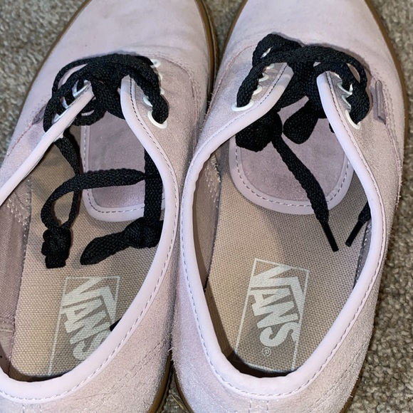 Vans Authentic Suede Gum Bottom Pink Sneakers - Picture 4 of 8